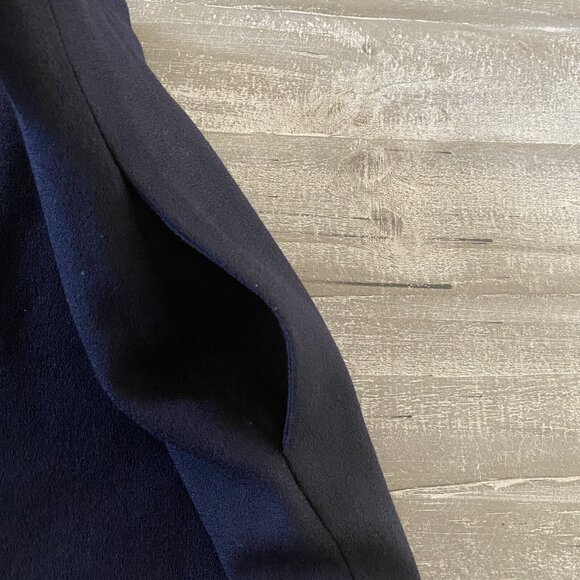 Liz Claiborne Skirt Women’s Size 8 Petite Black 100% Wool Career Business Ladies - Picture 5 of 10